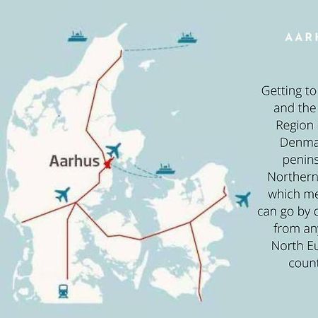Bo Med Stil Og Udsigt Til Aarhus Lystbadehavn Leilighet Eksteriør bilde