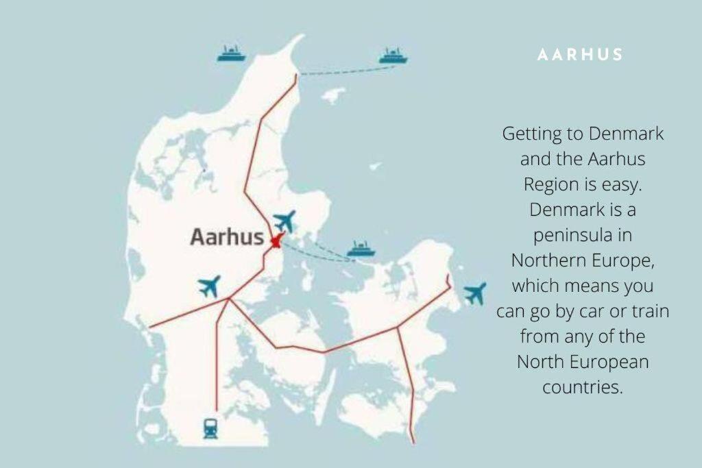 Bo Med Stil Og Udsigt Til Aarhus Lystbadehavn Leilighet Eksteriør bilde